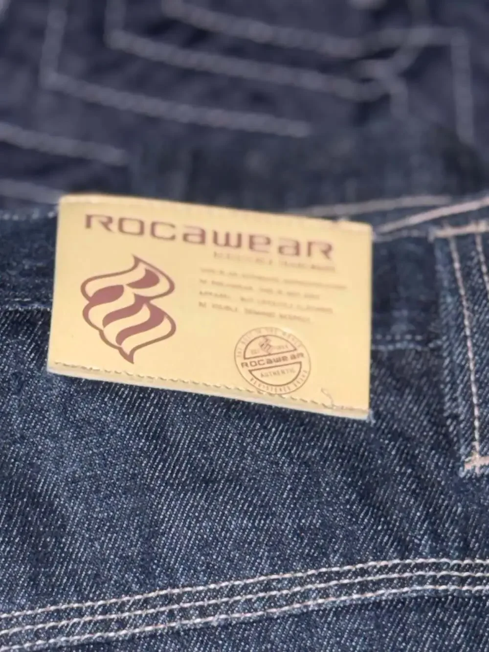 Rocawear Baggy Carpenter Jeans Dark Wash Size 42x32